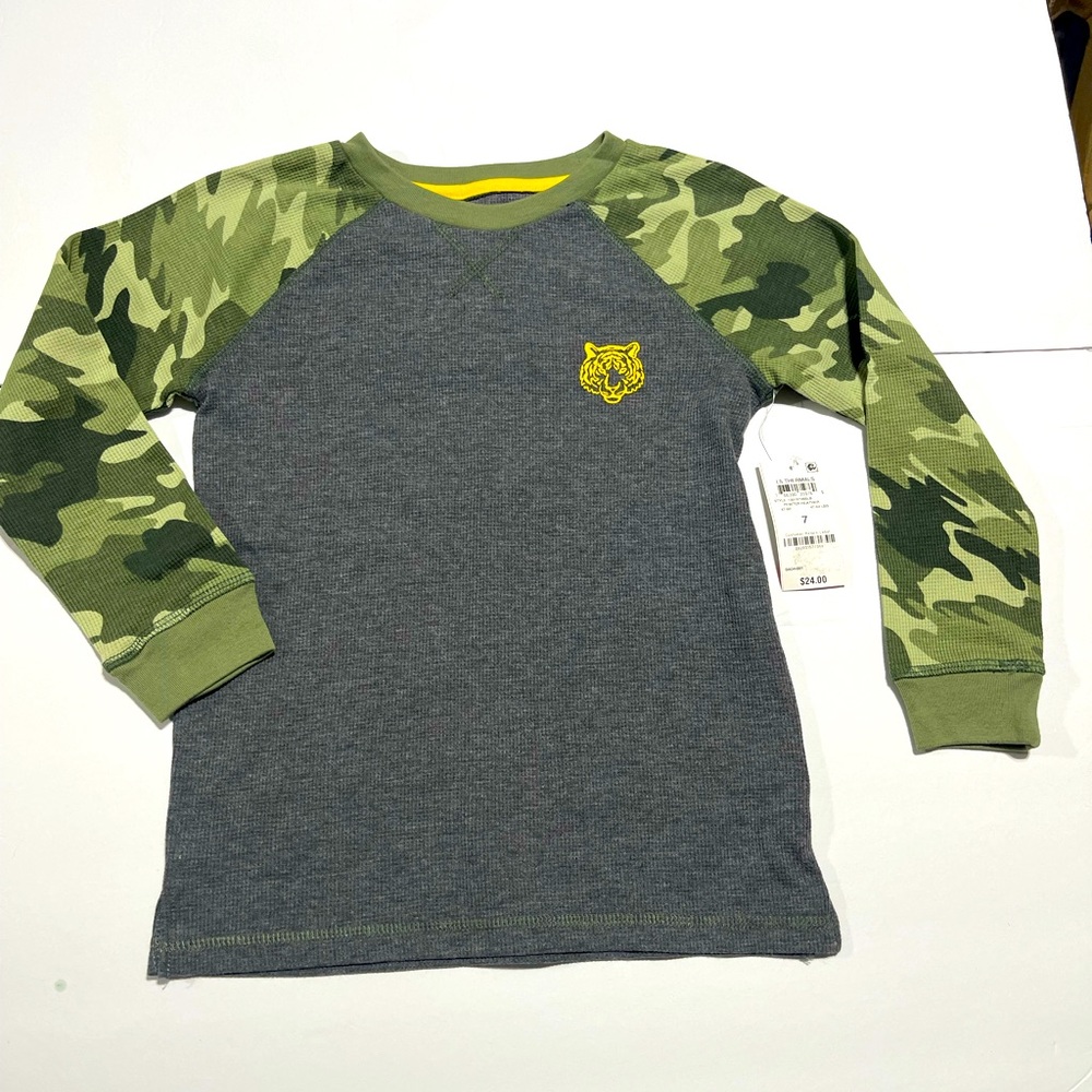 3 for $20 Camo Sleeve Kids Shirt